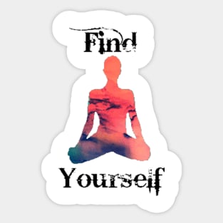 Find Yourself Sticker